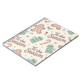 Tis the Season Christmas Doodle Notebook | Cute  Notitieboek (Linkerzijde)