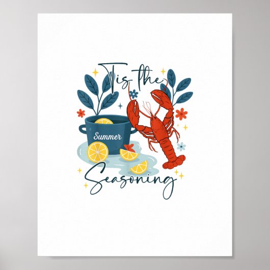 Tis The Season Christmas Quote Poster (Voorkant)