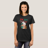 Tis The Season Christmas Tree Cake Gingerbread San T-shirt (Voorkant volledig)