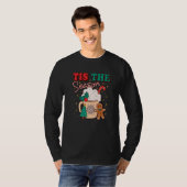 Tis The Season Christmas Tree Cake Gingerbread San T-shirt (Voorkant volledig)