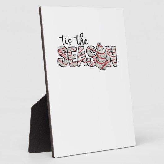 Tis The Season Christmas Tree Fotoplaat (Zijkant)