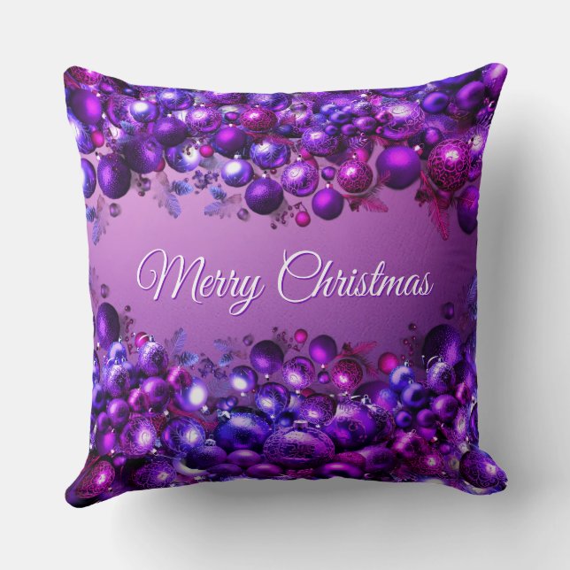 Tis The Season Christmas Tree Throw Pillow Kussen (Achterkant)