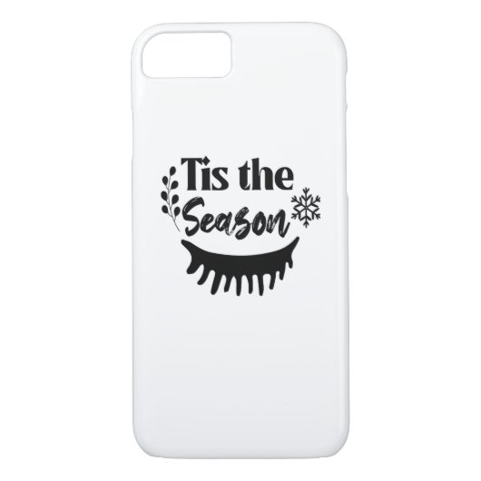 Tis The Season Classic Aesthetic Casual Case-Mate iPhone Case (Achterkant)