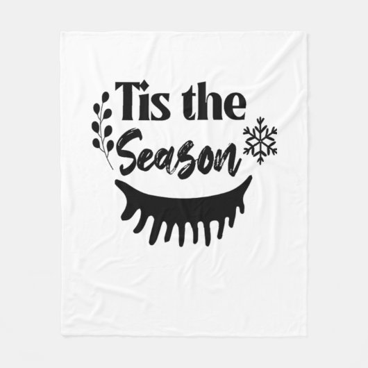 Tis The Season Classic Aesthetic Casual Fleece Deken (Voorkant)