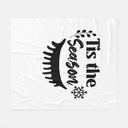 Tis The Season Classic Aesthetic Casual Fleece Deken (Voorkant (Horizontaal))