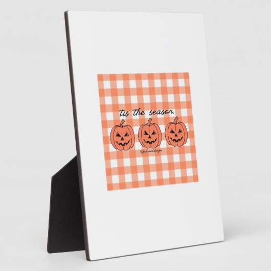 Tis The Season Classic Funny Design Fotoplaat (Zijkant)