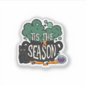 Tis The Season Classic Minimal Simple Sticker (Voorkant)