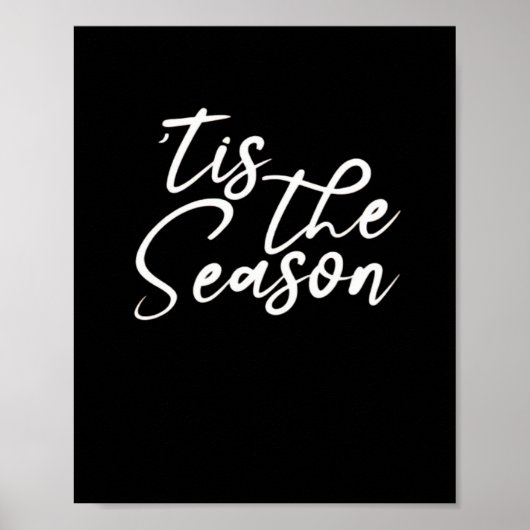 Tis The Season Classical Design Poster (Voorkant)