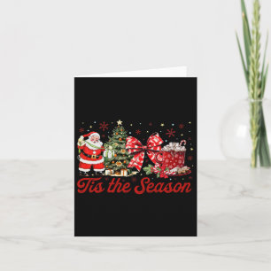 Tis' The Season Coffee Latte Kabouter slee Sinterk Kaart