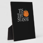 Tis The Season Cute Halloween Pumpkin Fotoplaat (Zijkant)