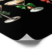 Tis The Season Espresso Martini Tail Gles Xmas Par Poster (Hoek)