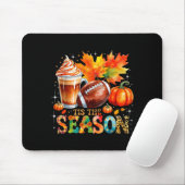 Tis The Season Fall Coffee Football Autumn Gift  Muismat (Met muis)