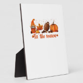 Tis The Season Fall Gnome Football Design Fotoplaat (Zijkant)
