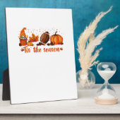 Tis The Season Fall Gnome Football Design Fotoplaat (Zijkant)