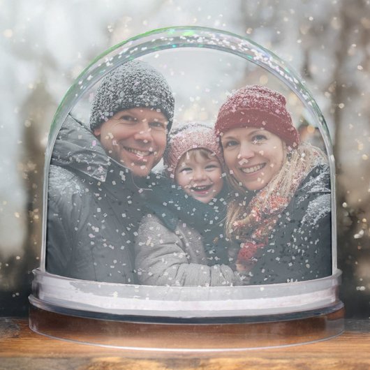 Tis The Season Family Photo Name Holiday Sneeuwbol