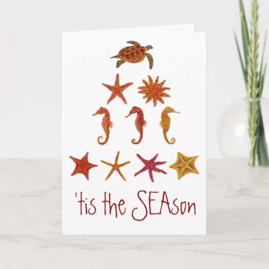 'Tis the SEAson Feestdagen Kaart (Voorkant)