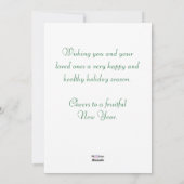 Tis the Season Flat Holiday Card Feestdagenkaart (Achterkant)