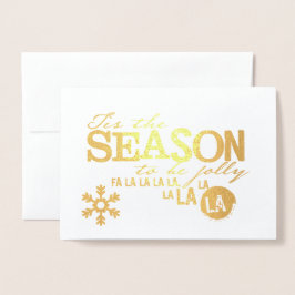 Tis the Season Foliekaart Folie Kaarten
