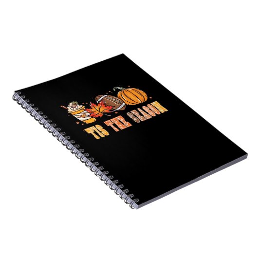 Tis The Season Football By Creative Notitieboek (Rechterzijde)
