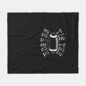 Tis The Season Football Fall Autumn Football Fleece Deken (Voorkant (Horizontaal))