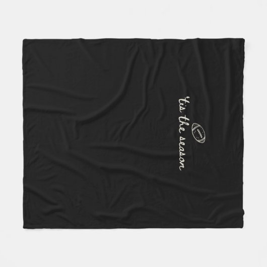 Tis The Season Football Game Day Touchdown Season Fleece Deken (Voorkant (Horizontaal))