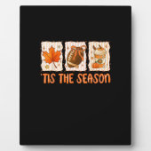 Tis The Season Football Halloween Thanksgiving  Fotoplaat (Voorkant)