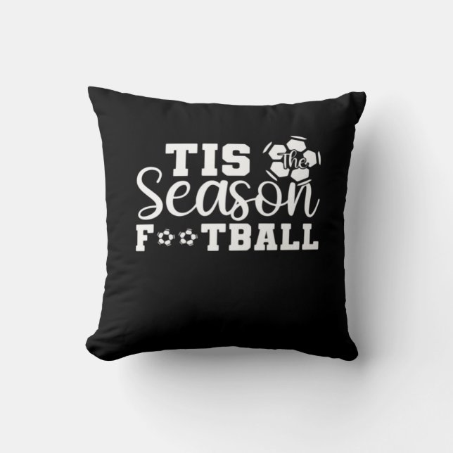 Tis The Season Football Kussen (Voorkant)