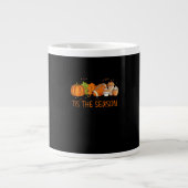 Tis The Season Football Pumpkin Spice Everything F Grote Koffiekop (Voorkant)