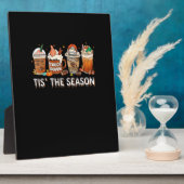 Tis The Season Football Pumpkin Spice Halloween Fa Fotoplaat (Zijkant)