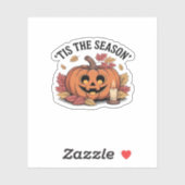 Tis The Season Football Retro Clean Design Sticker (Vel)