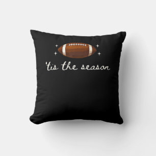 Tis The Season Football - Retro voetbalwedstrijdda Kussen