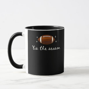 Tis The Season Football - Retro voetbalwedstrijdda Mok