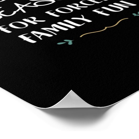 Tis The Season For Forced Essential Minimal Style Poster (Hoek)