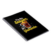 Tis The Season For Gluhwein Spiced Mulled Wine Notitieboek (Rechterzijde)