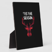 Tis The Season Funny Christmas Buck Deer Men Fotoplaat (Zijkant)