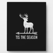 Tis The Season Funny Deer Hunting Fotoplaat (Voorkant)