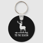 Tis The Season Funny Deer Hunting Sleutelhanger (Voorkant)