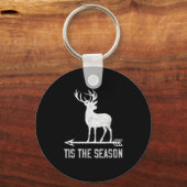 Tis The Season Funny Deer Hunting Sleutelhanger (Voorkant)