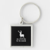Tis The Season Funny Deer Hunting Sleutelhanger (Voorkant)