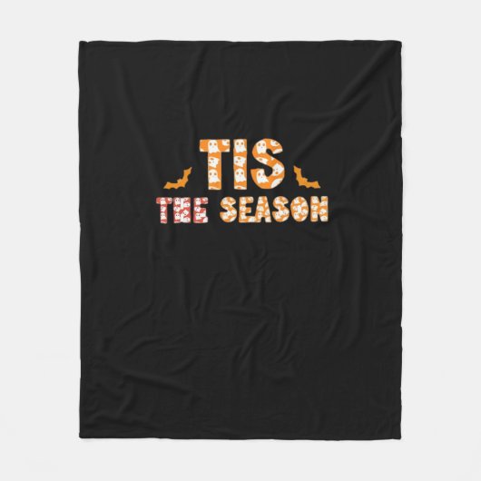 Tis The Season Funny Halloween Design Fleece Deken (Voorkant)