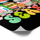 Tis The Season Funny Nurse Christmas Bottles Poster (Hoek)