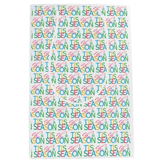 Tis the Season Gift Bag Medium Cadeauzakje (Voorkant)