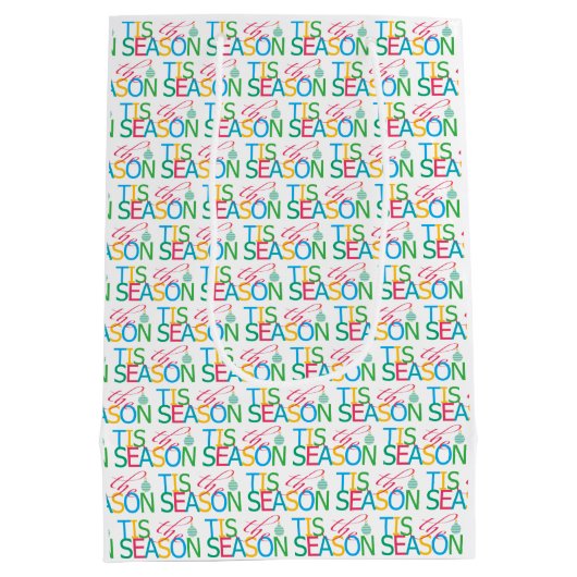 Tis the Season Gift Bag Medium Cadeauzakje (Achterkant)