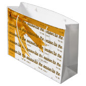 Tis The Season Goud Grote Cadeautas (Achterkant Gekanteld)