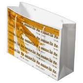 Tis The Season Goud Grote Cadeautas (Voorkant Gekanteld)