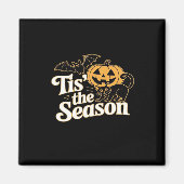Tis The Season Halloween Bats Pumpkin Fall Funny C Magneet (Voorkant)