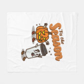 Tis The Season Hate Pumpkin Spice Latte Halloween  Fleece Deken (Voorkant (Horizontaal))