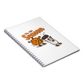 Tis The Season Hate Pumpkin Spice Latte Halloween Notitieboek (Rechterzijde)