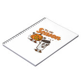 Tis The Season Hate Pumpkin Spice Latte Halloween Notitieboek (Linkerzijde)