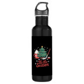 Tis The Season Hockey Coffee Tree Hockey Christmas Waterfles (Voorkant)